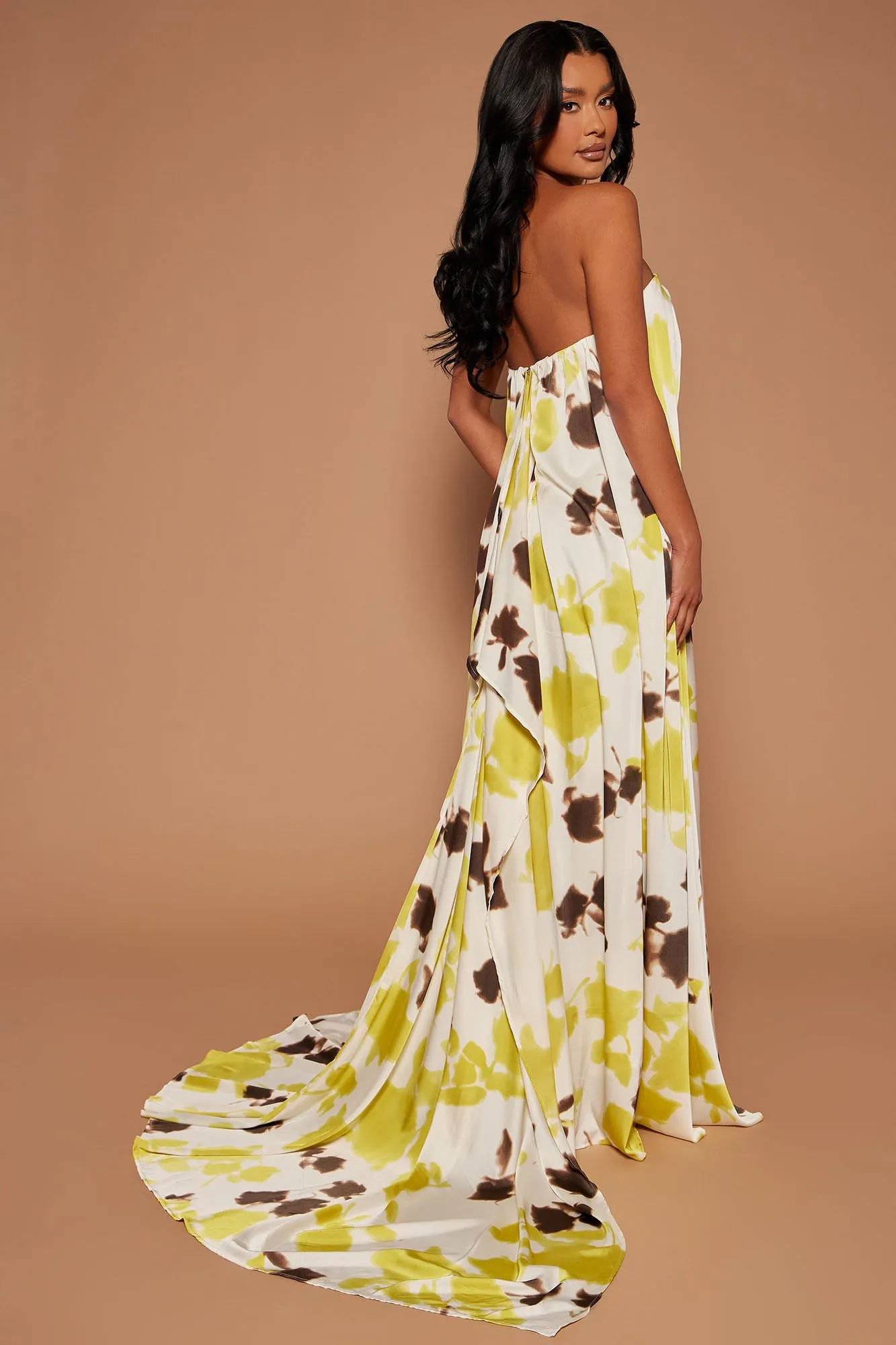 Abbey Maxi Dress - Chartreuse