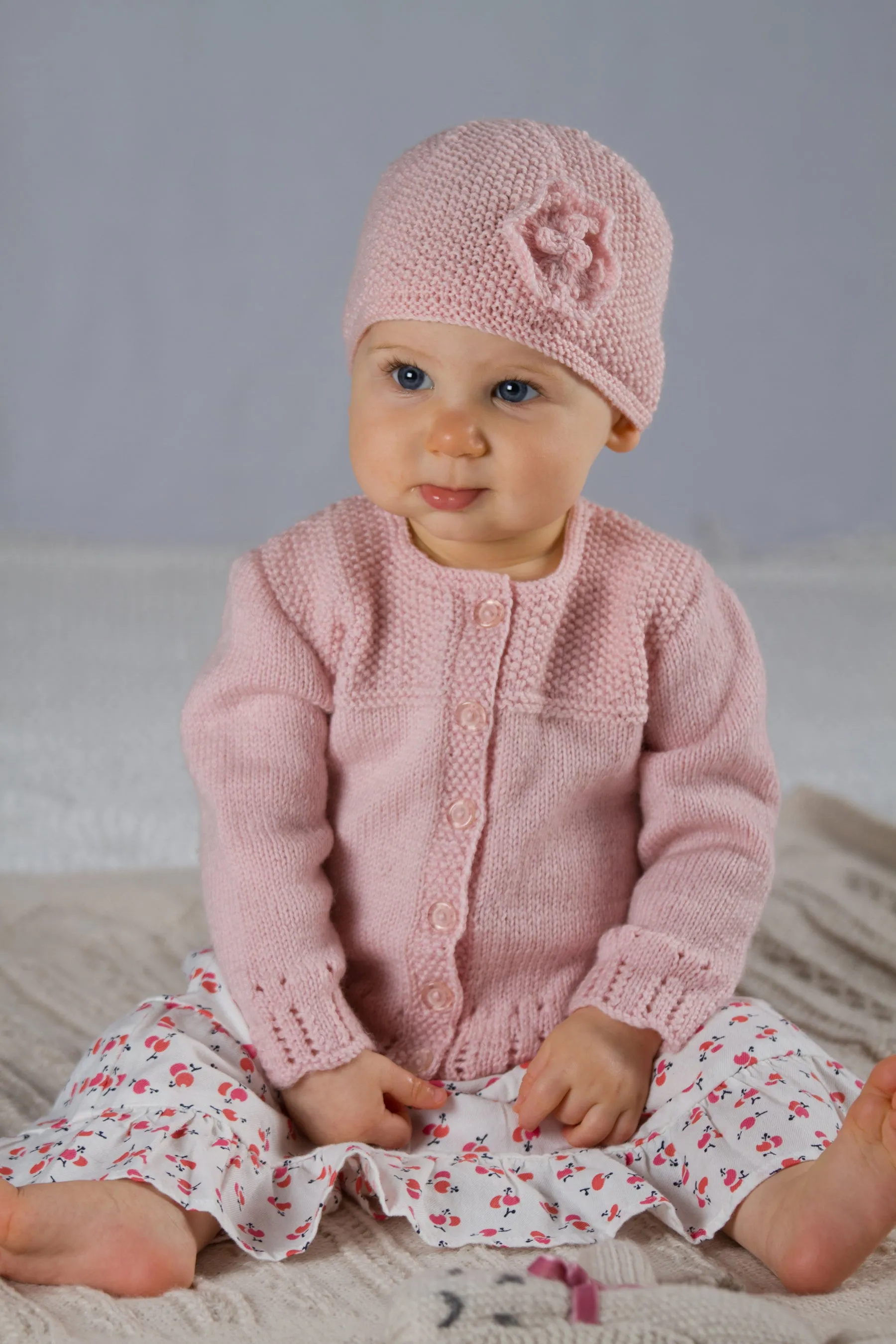 Abigail Cardi and Hat