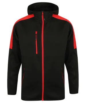 Active softshell jacket | Black/Red