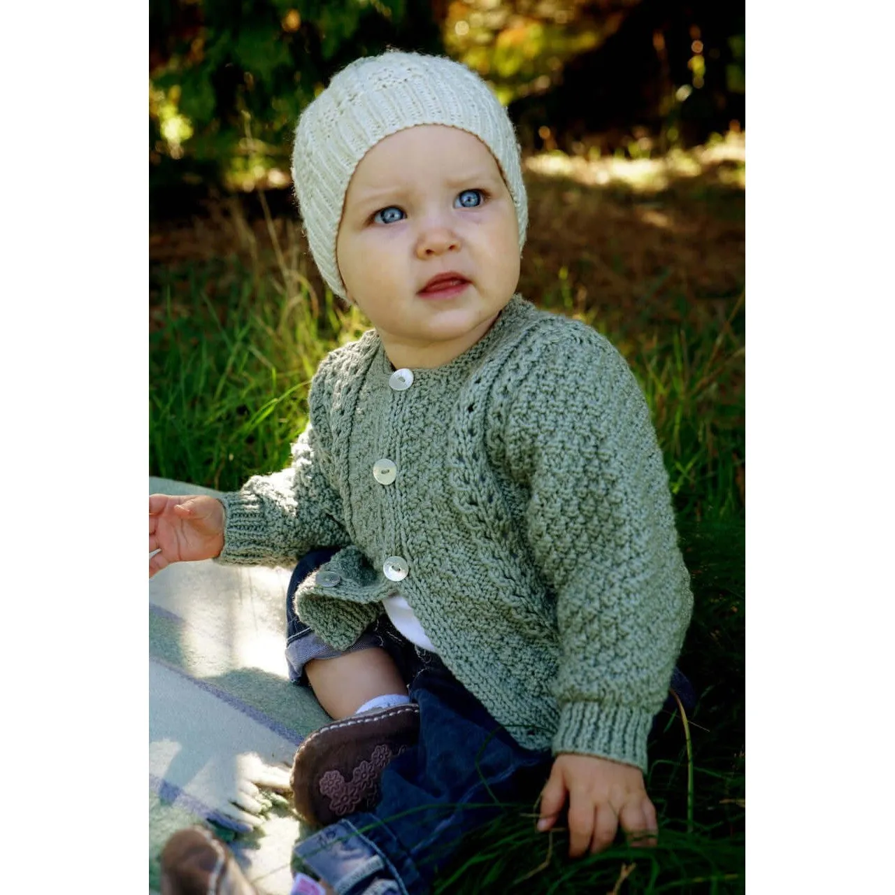 Addison Cardi & Beanie Knitting Pattern - 8Ply (BC71)