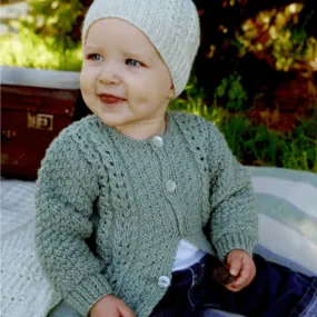 Addison Cardi & Beanie Knitting Pattern - 8Ply (BC71)