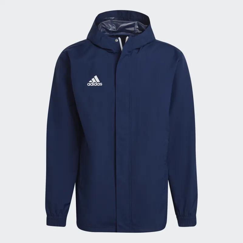 ADIDAS ENTRADA 22 ALL WEATHER JACKET TEAM NAVY BLUE