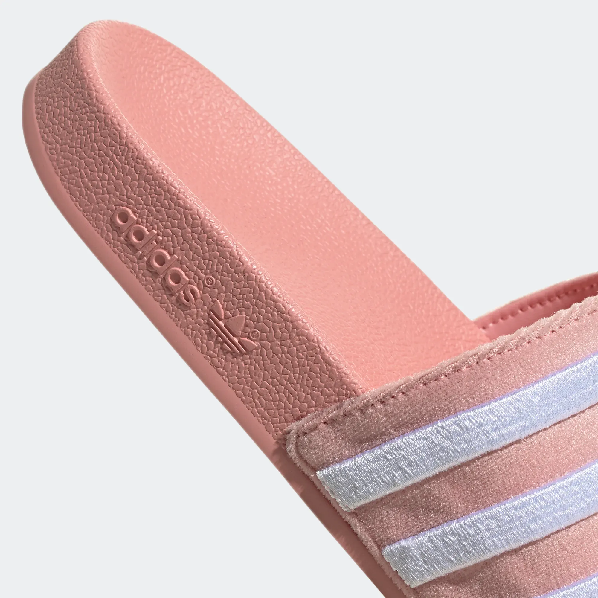 Adidas Women's Adilette Slides - Wonder Mauve / Cloud White