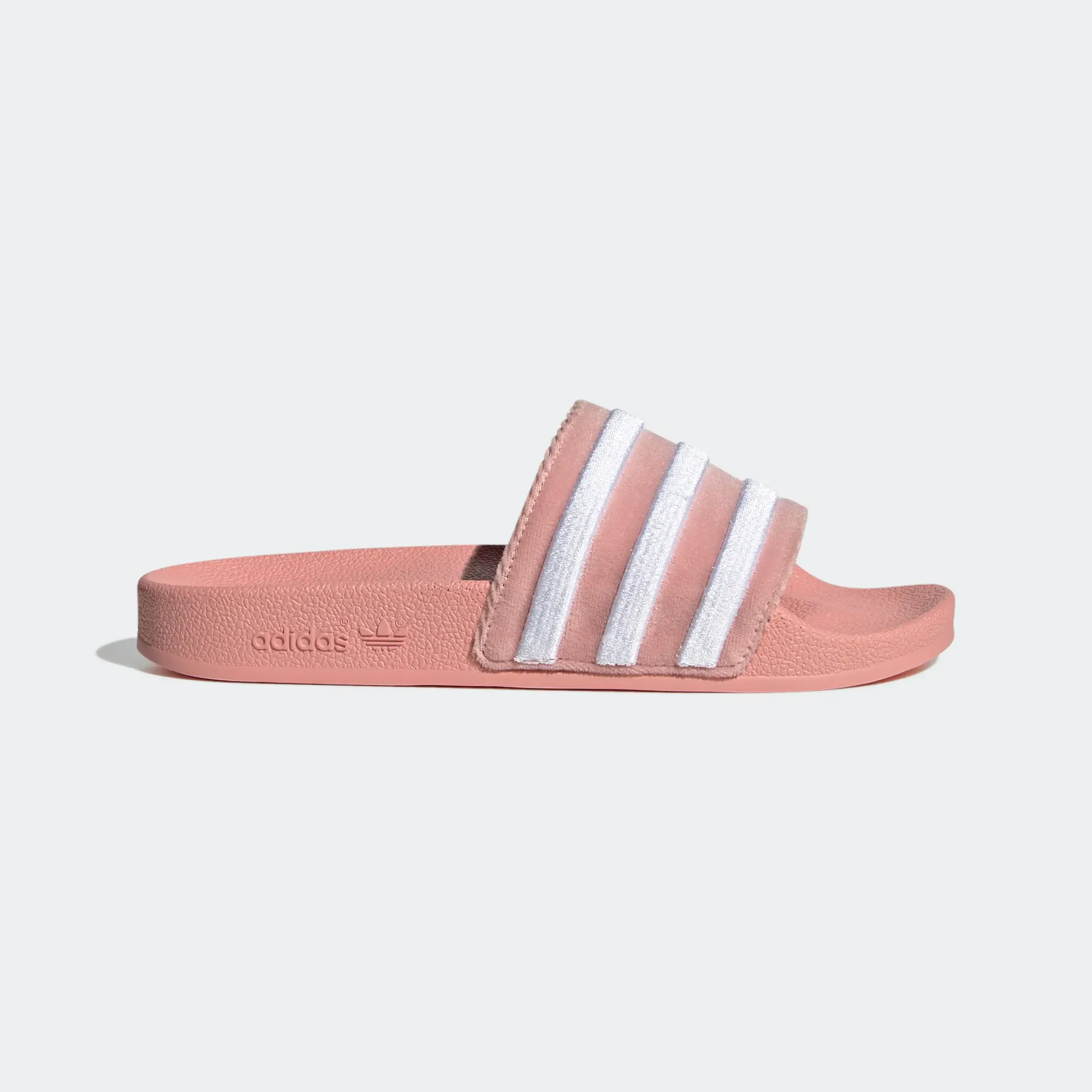 Adidas Women's Adilette Slides - Wonder Mauve / Cloud White