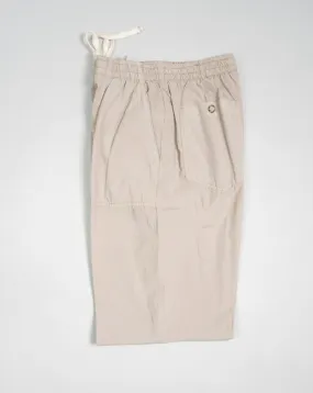 Altea Lightweight Drawstring Fatigue Pants / Beige