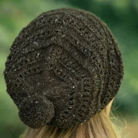 Amber Lace Slouch Knitting Pattern - 8Ply (HC15)