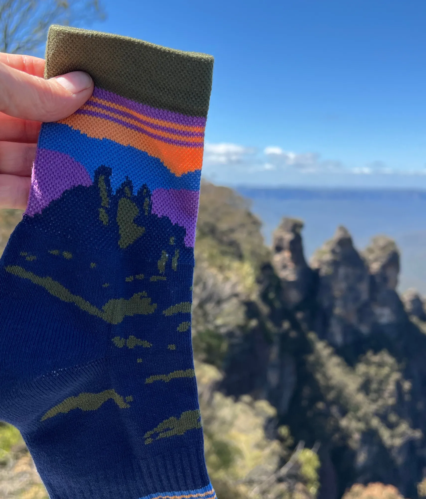 Athletic Sports Socks -Three Sisters, Katoomba