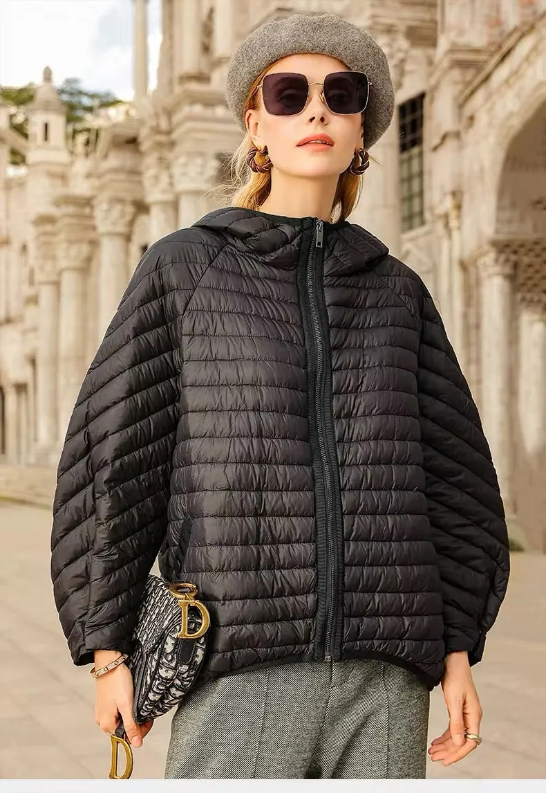 Autumn Lightweight Women's Duck Down Jacket. Women's jacket large size