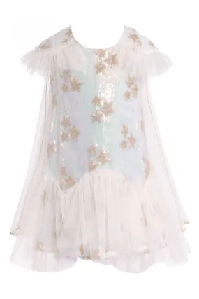 Baby Girls Star Sequin Princess Doll Dress