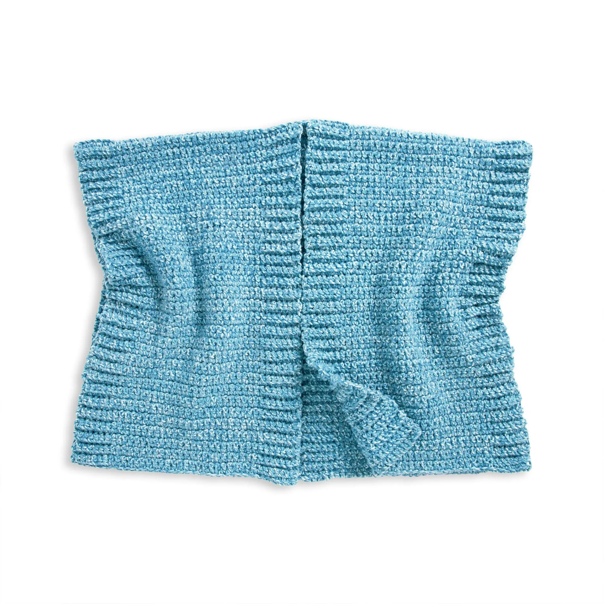 Bernat Fuzzy Flannel Crochet Wrap