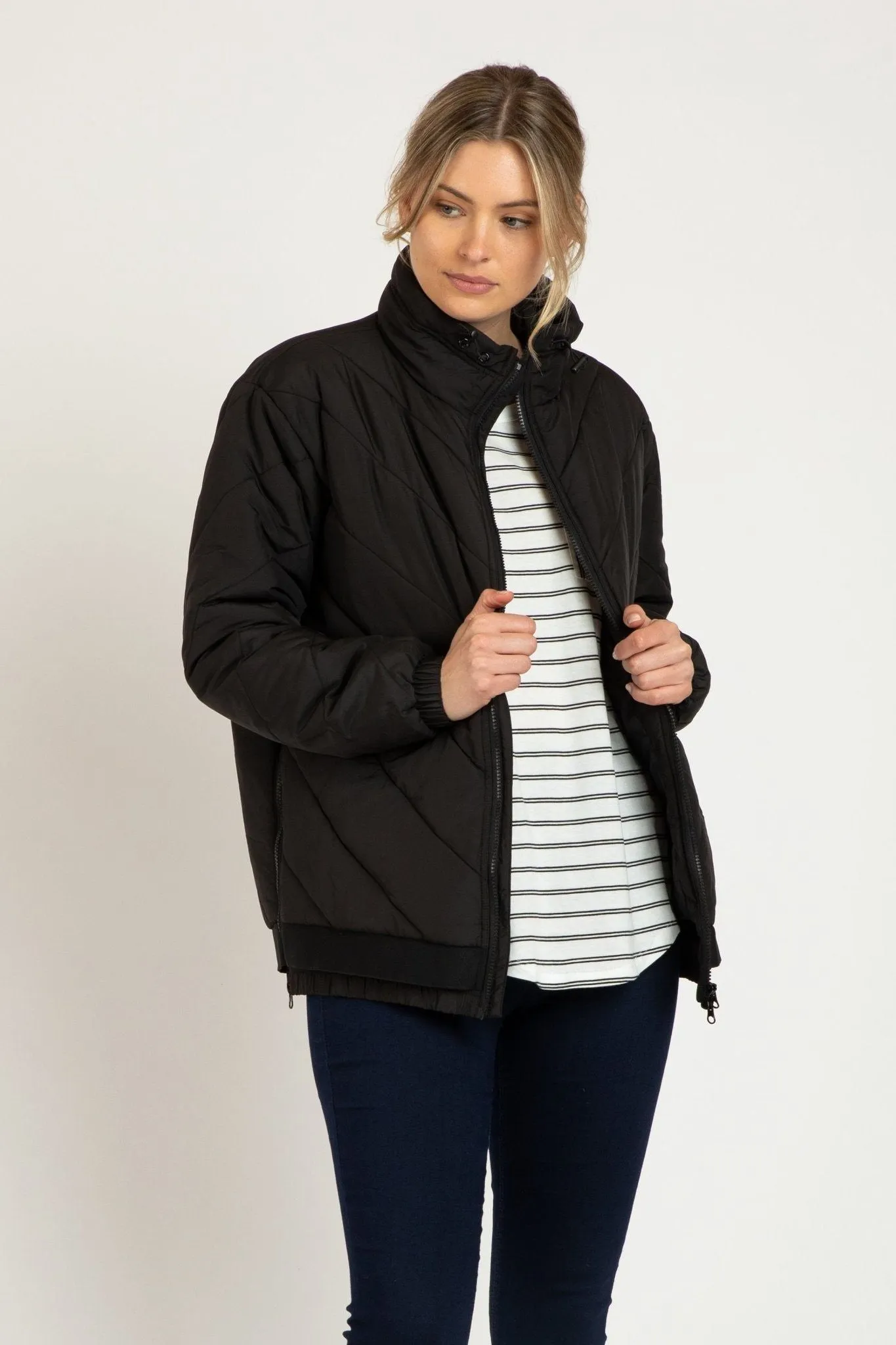 Betty Basics Rylie Puffa Jacket in Black