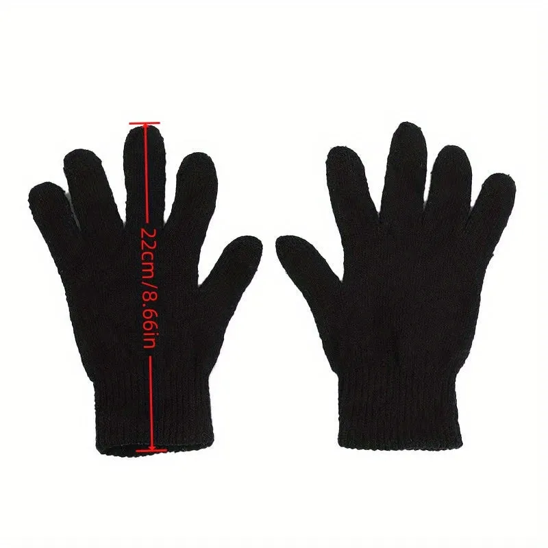 Black Thermal Cycling Gloves  Perfect Unisex Gift Choice