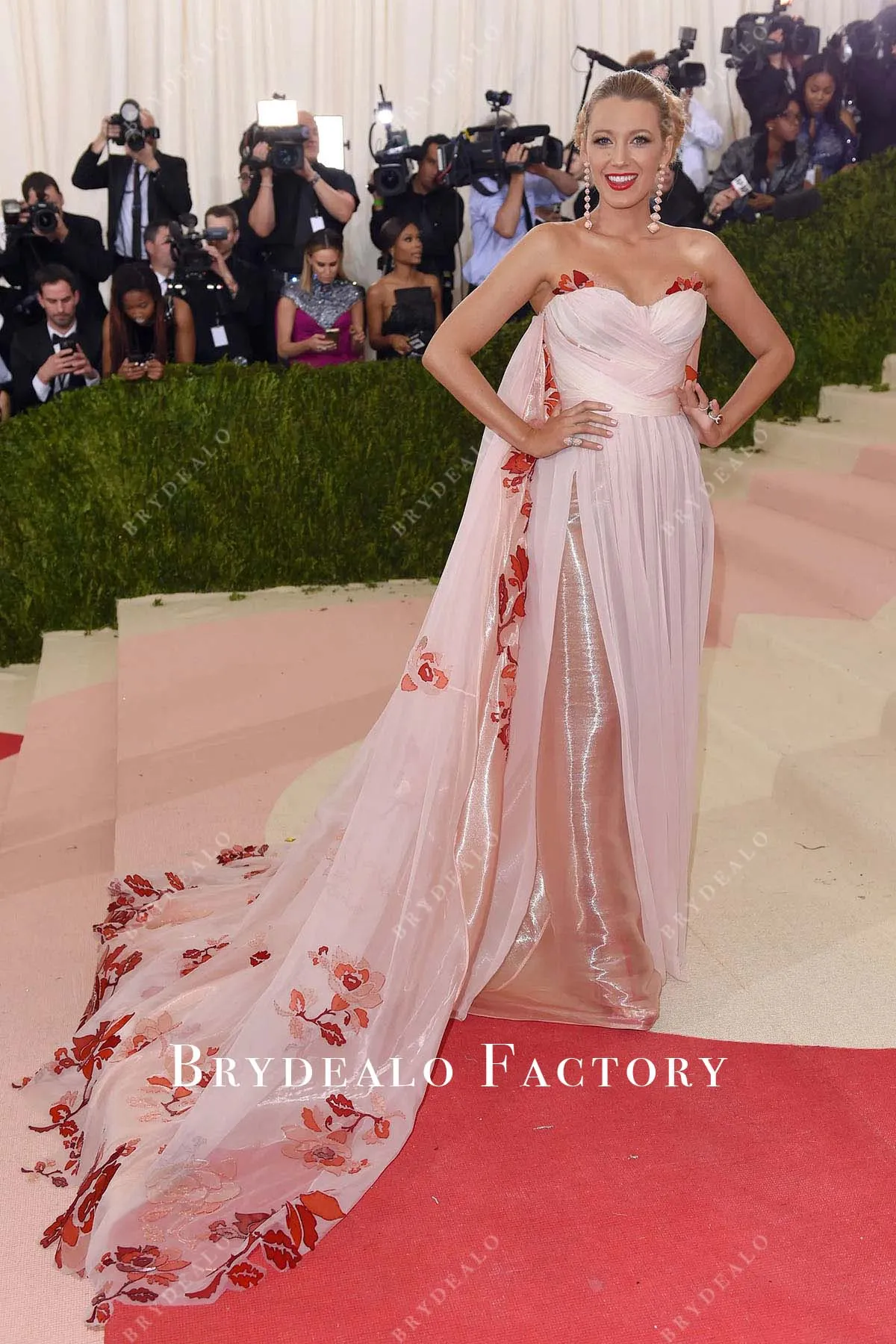 Blake Lively Strapless 2016 Met Gala Dress