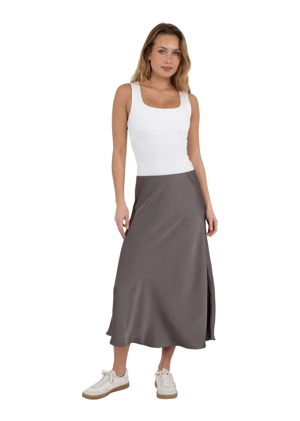 Bovary Skirt - Warm Grey