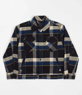 Brixton Bowery Trucker Jacket - Joe Blue Plaid