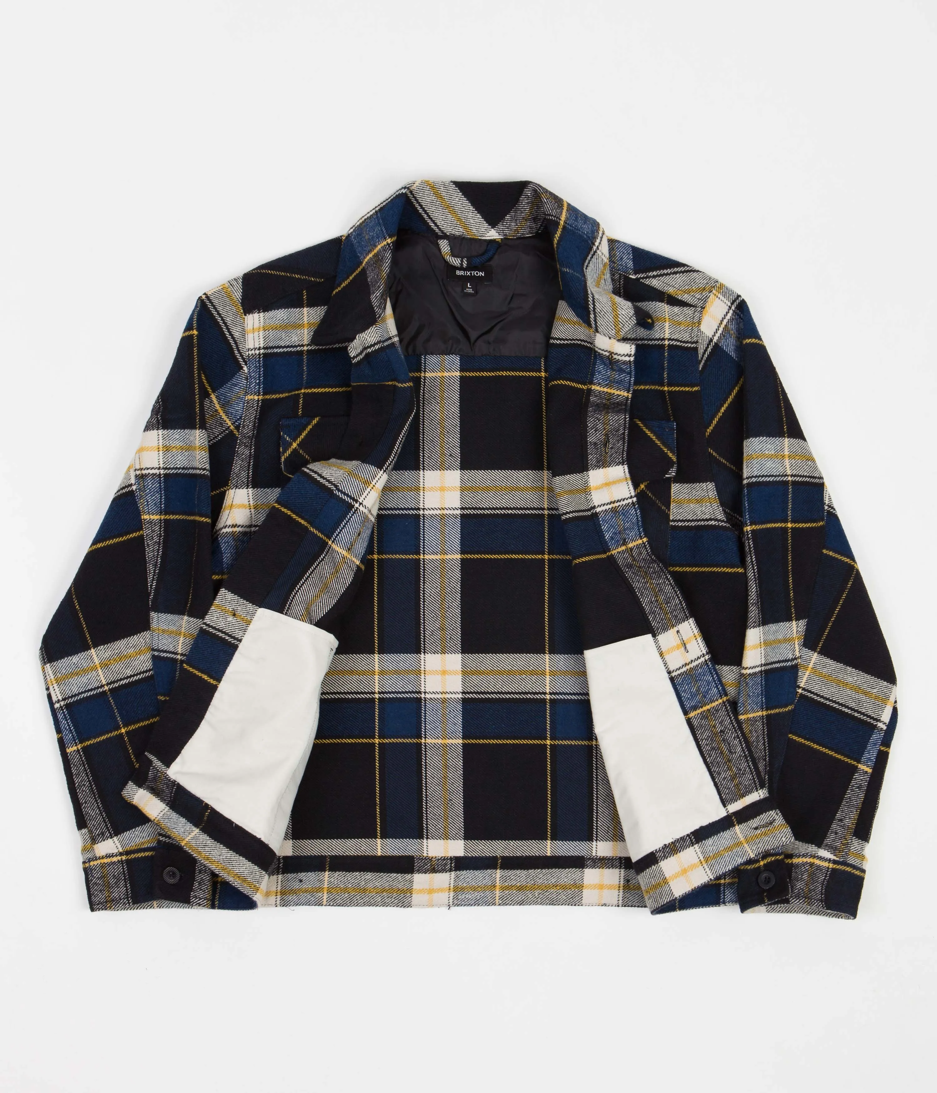 Brixton Bowery Trucker Jacket - Joe Blue Plaid