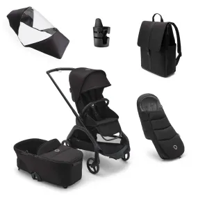 Bugaboo Dragonfly Complete Bundle - Black/Midnight Black