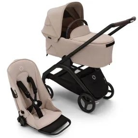 Bugaboo Dragonfly Complete Pram - Black/Desert Taupe