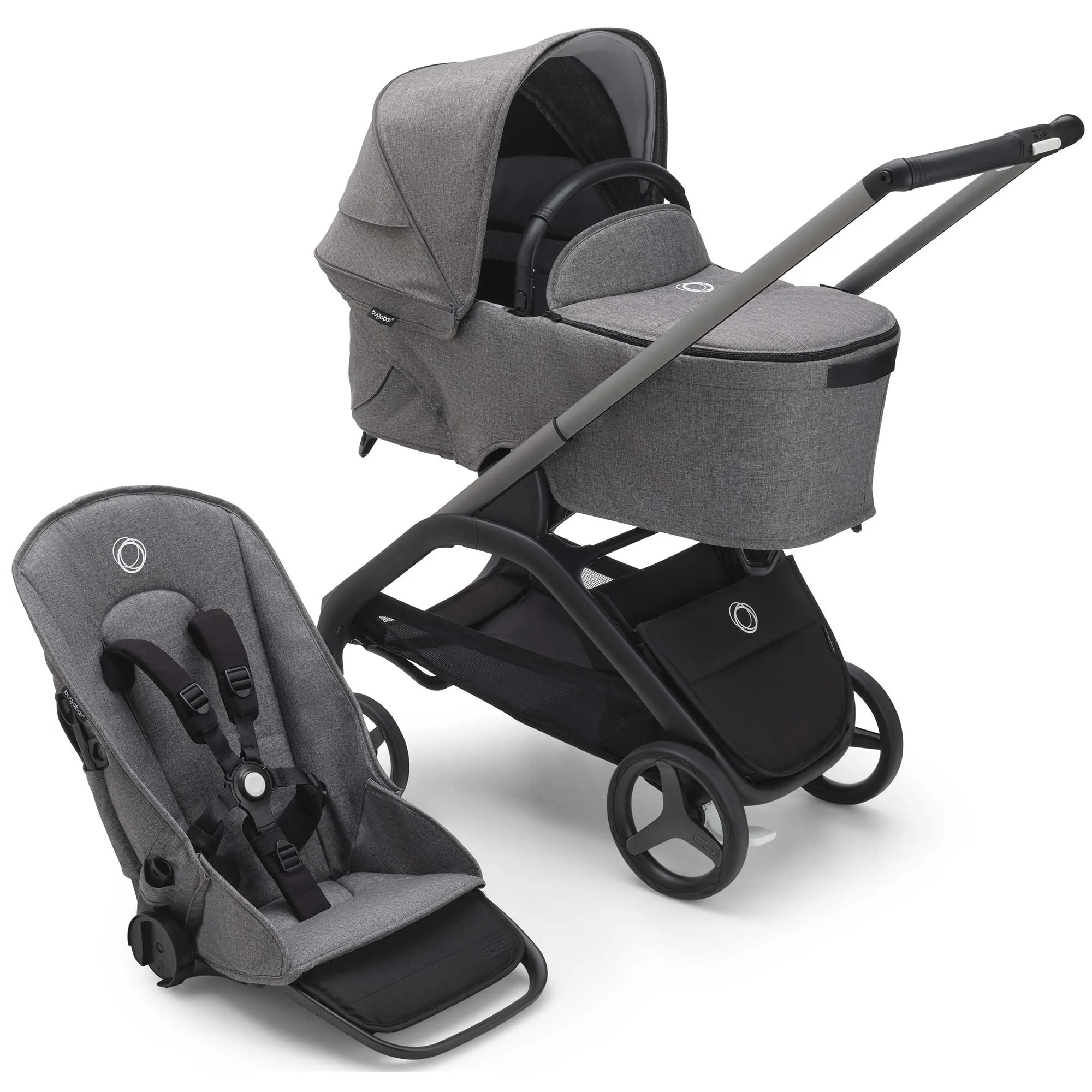 Bugaboo Dragonfly Ultimate Bundle - Graphite/Grey Melange