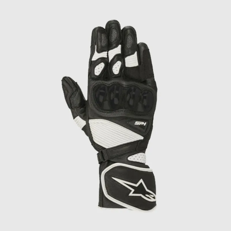 Buy Best Style Alpinestars SP-1 v2 Motorcycle Motorbike Sports Touring Gloves Black & White