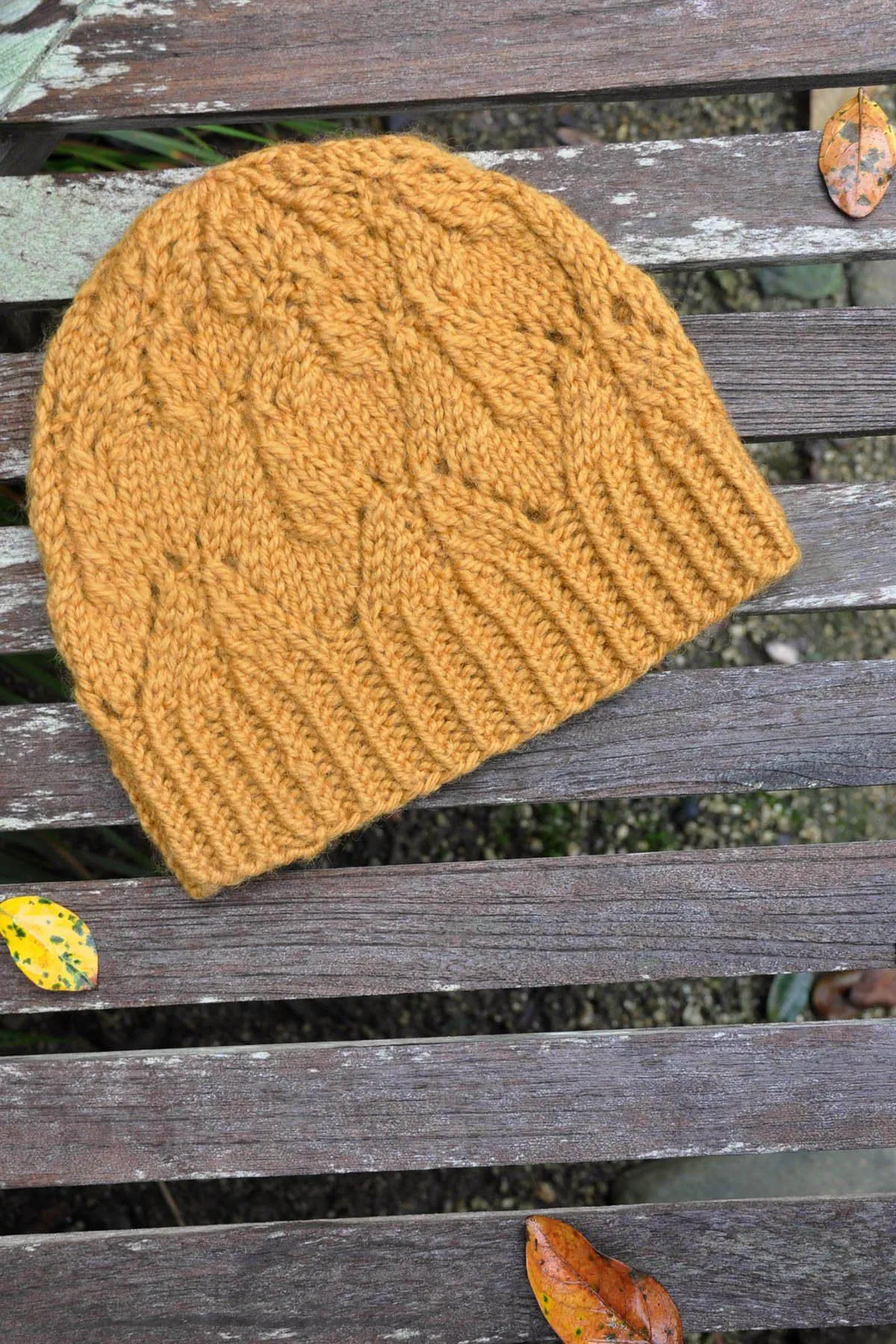 Chunky Lace Beanie