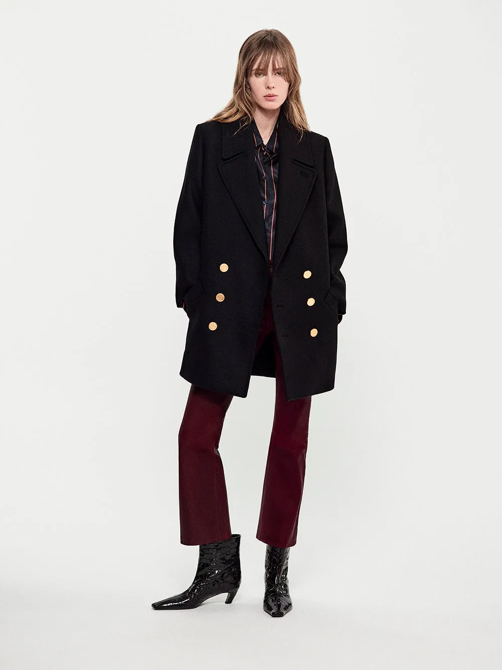 Classic Peacoat -- Black