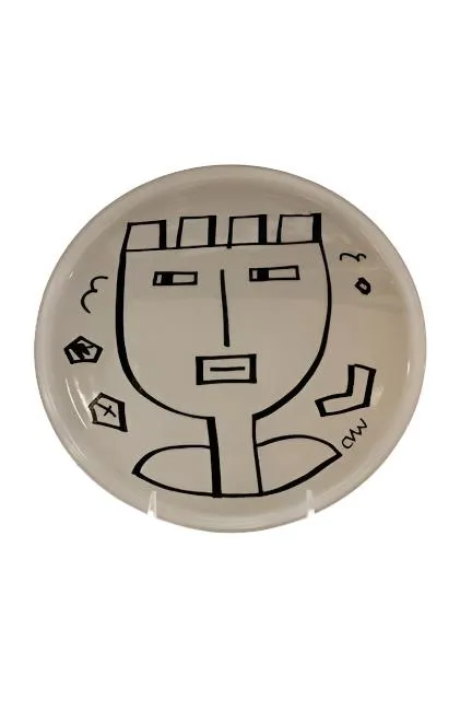 Clementina Van der Walt Mask Series Plates 10"