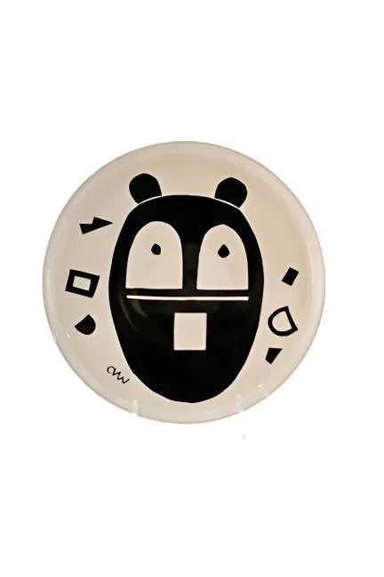 Clementina Van der Walt Mask Series Plates 10"