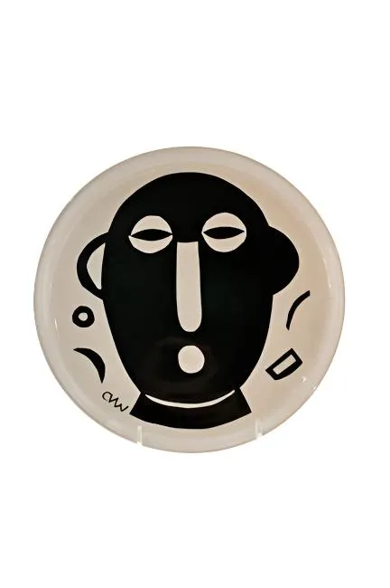 Clementina Van der Walt Mask Series Plates 10"