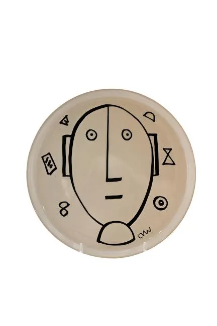 Clementina Van der Walt Mask Series Plates 10"