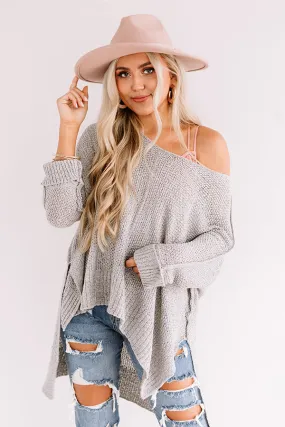 Colorado Woods Knit Sweater In Grey