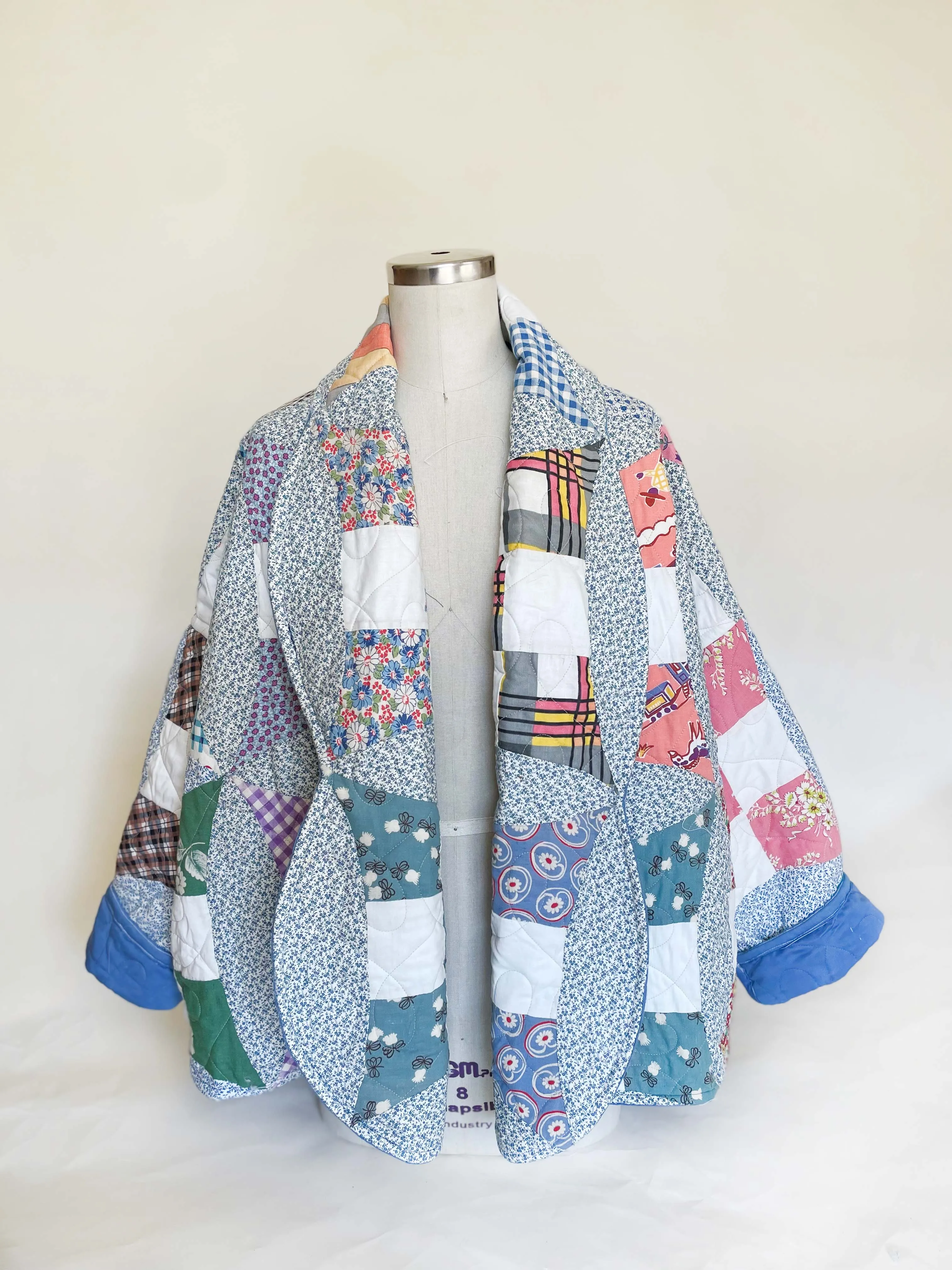 Colorful Printed Quilted Jacket