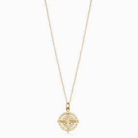 Compass Rose Pendant Necklace