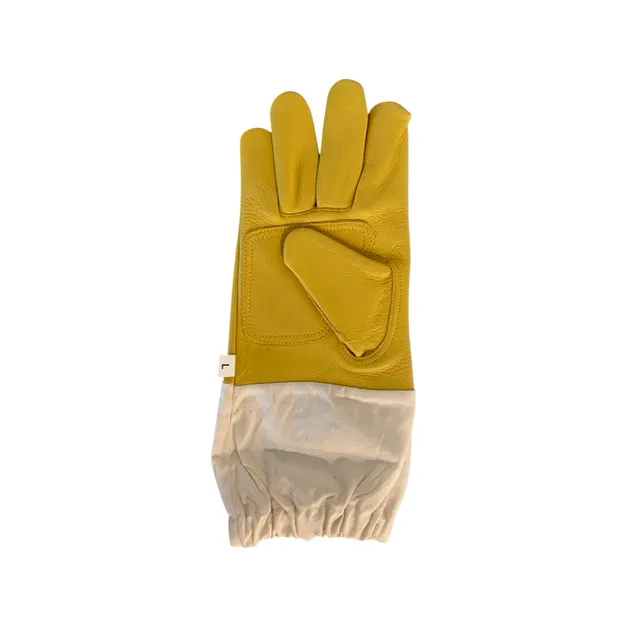 Cowhide Glove with Reinforced Full Thumb, Palm, and 4.5" Sleeve (MI-0004) -(DC)