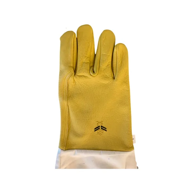 Cowhide Glove with Reinforced Full Thumb, Palm, and 4.5" Sleeve (MI-0004) -(DC)