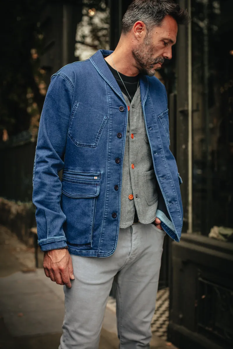 Crafter Indigo Wash Chore Jacket