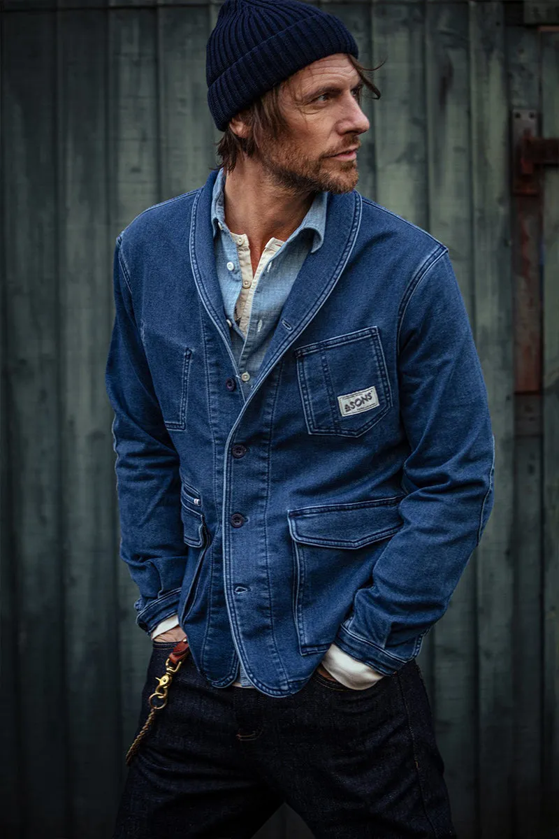 Crafter Indigo Wash Chore Jacket