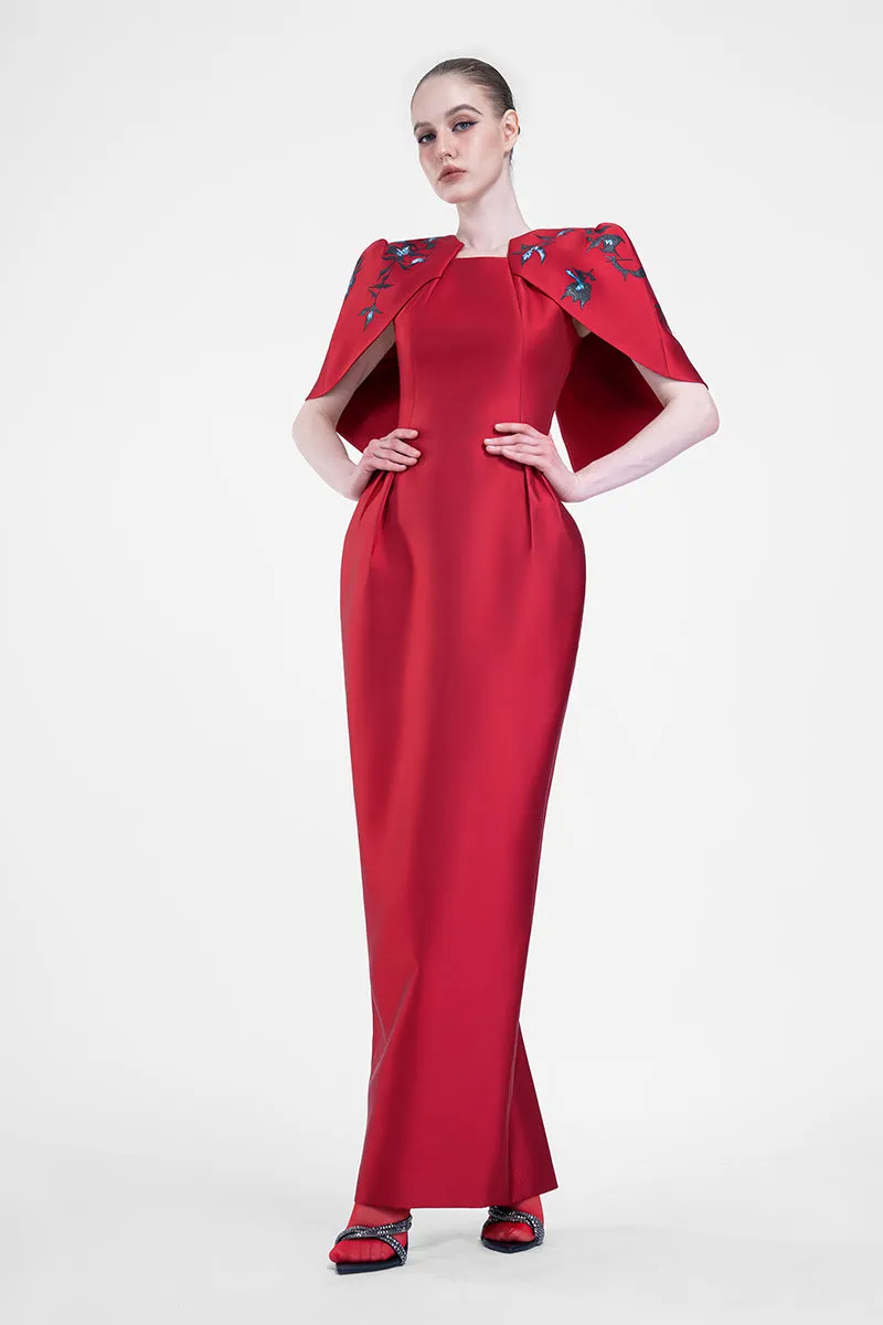 CRIMSON COSMOS GOWN