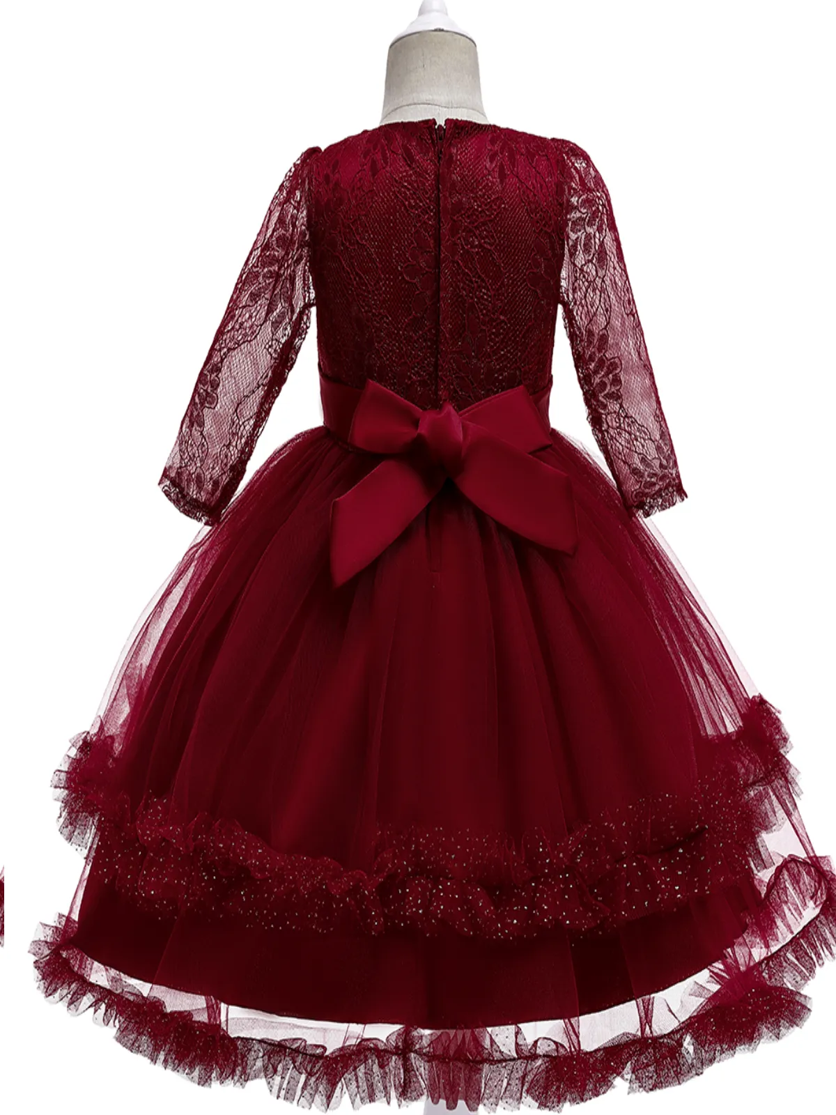 Darling Lace Ruched Princess Dress