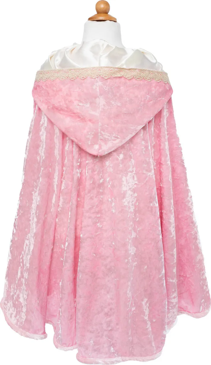 Deluxe Pink Princess Cape Size 3-4