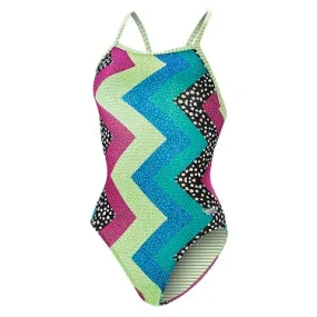 DOLFIN Uglies Women&#39;s Cape Town V-2 Back One Piece Swimsuit