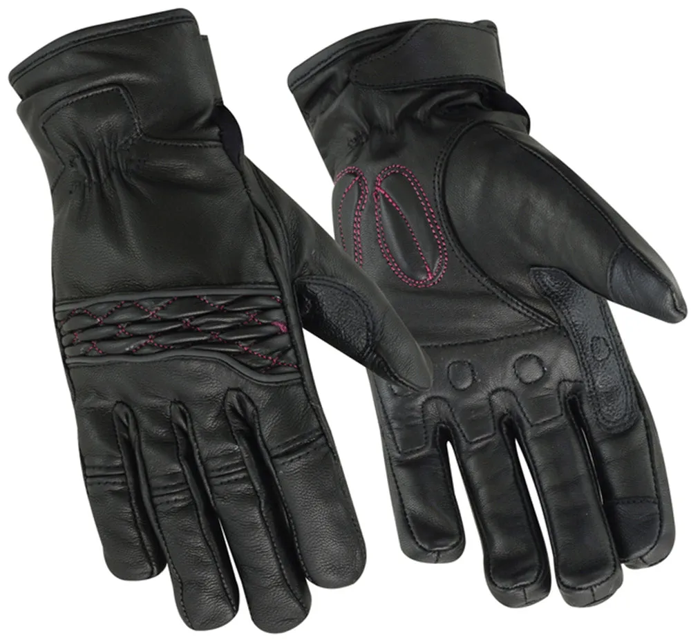 DS81 Women's Cruiser Glove  (Black/Pink)