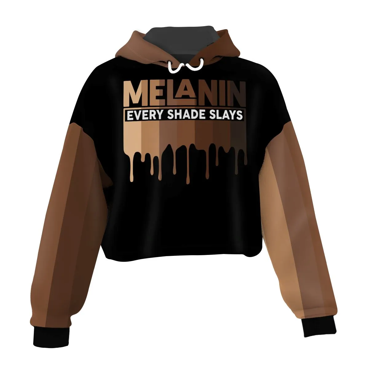 Every Shade Slays Melanin Cropped Hoodie and Leggings Set