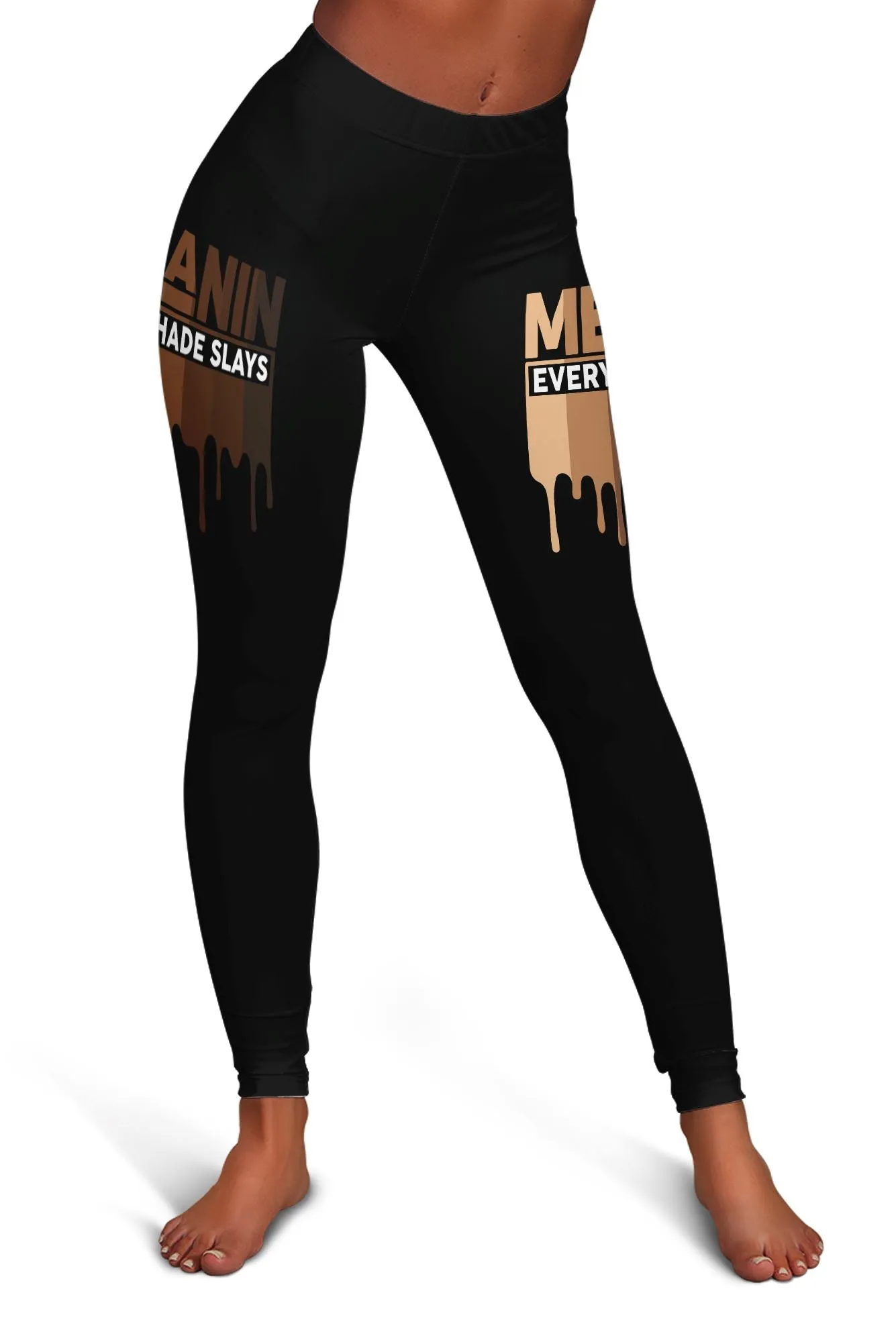 Every Shade Slays Melanin Cropped Hoodie and Leggings Set