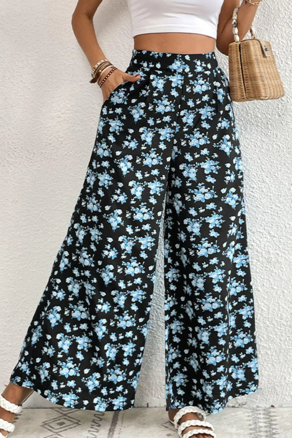 Floral Pocket Culottes