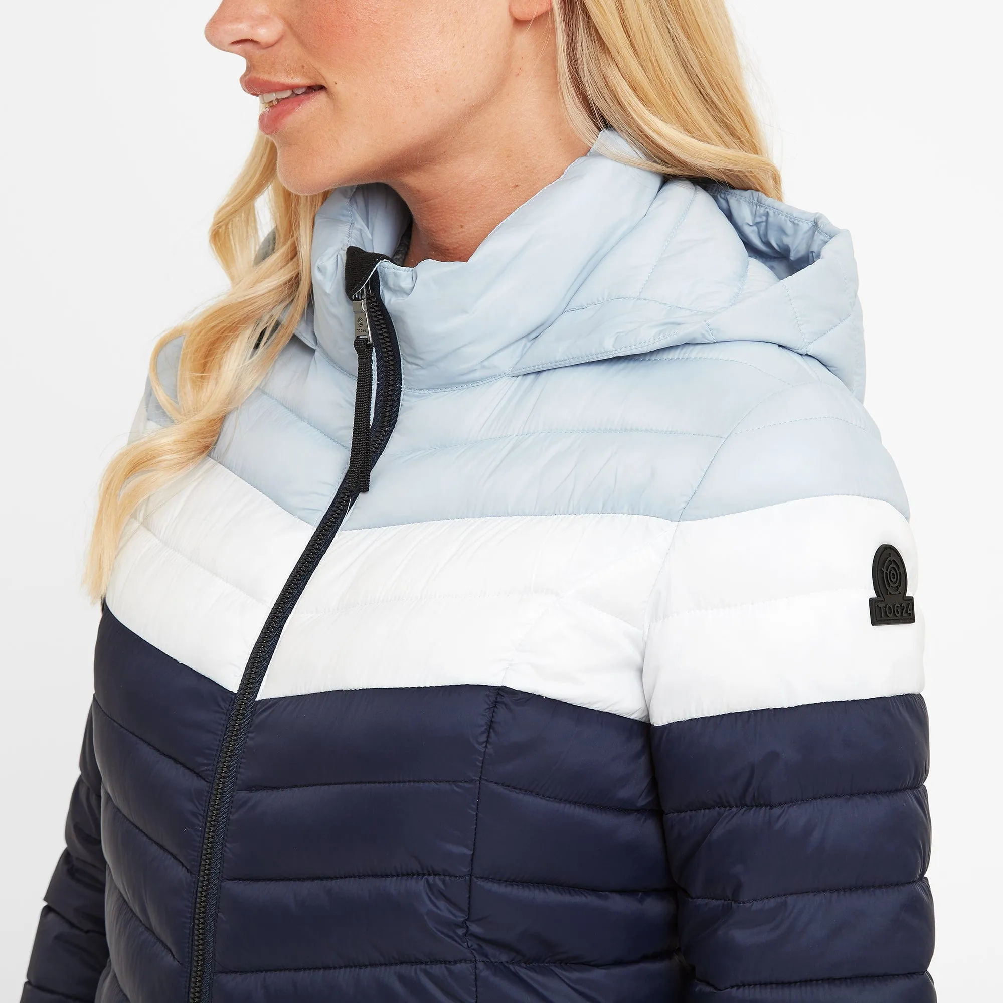 Garriston Womens Lightweight Padded Jacket - Navy Block