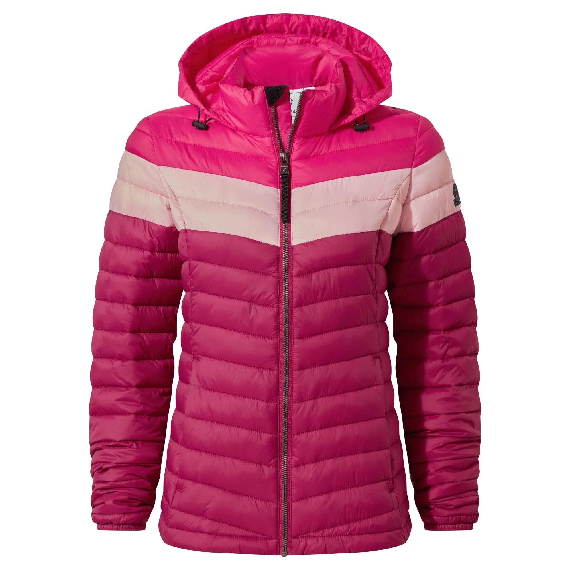 Garriston Womens Lightweight Padded Jacket - Raspberry/Magenta Pink