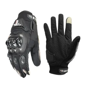 GHOST RACING GR-ST04 Motorcycle Gloves Anti-Fall Full Finger Riding Touch Gloves, Size: L(Gray)