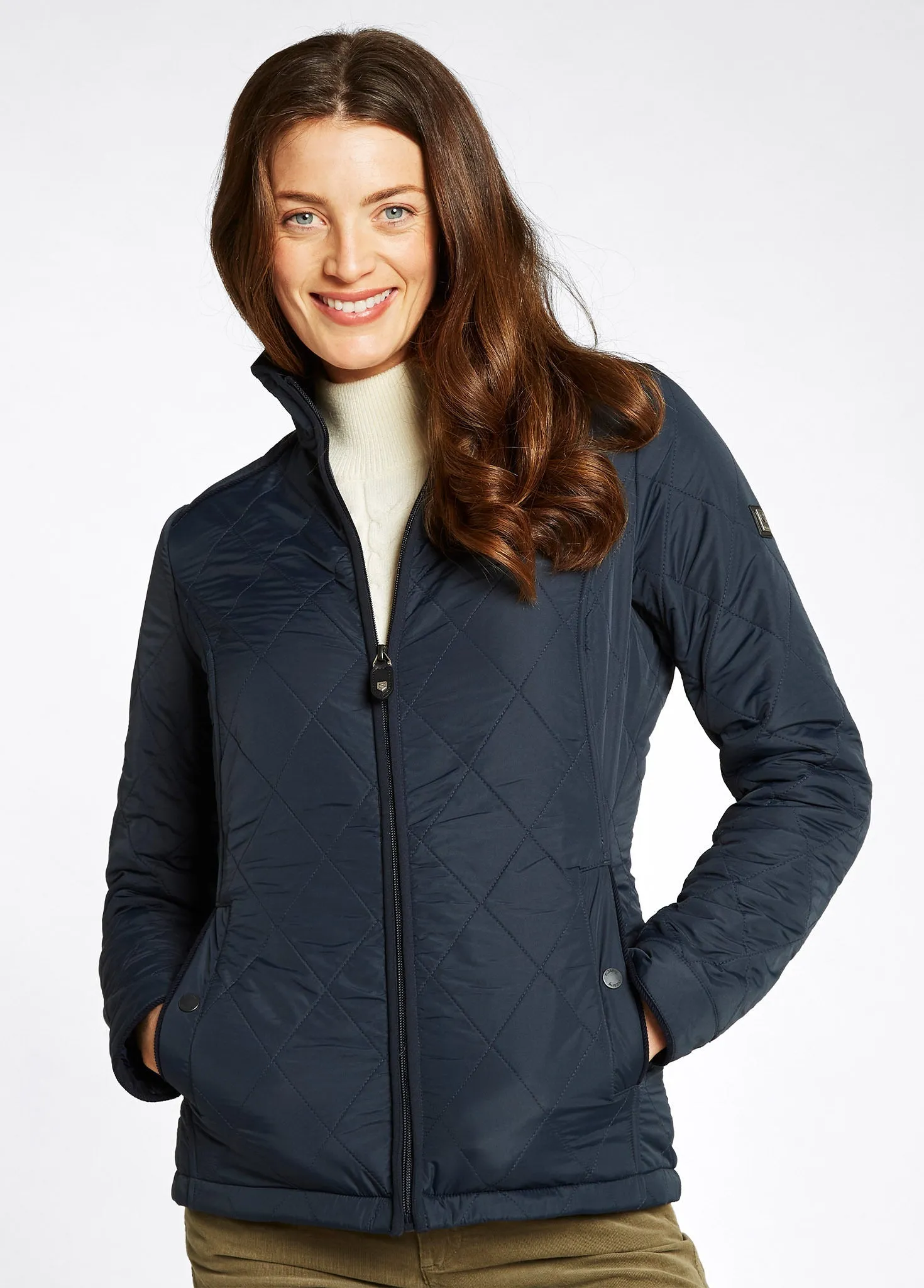 Glenfarne Women’s Quilted Jacket Navy