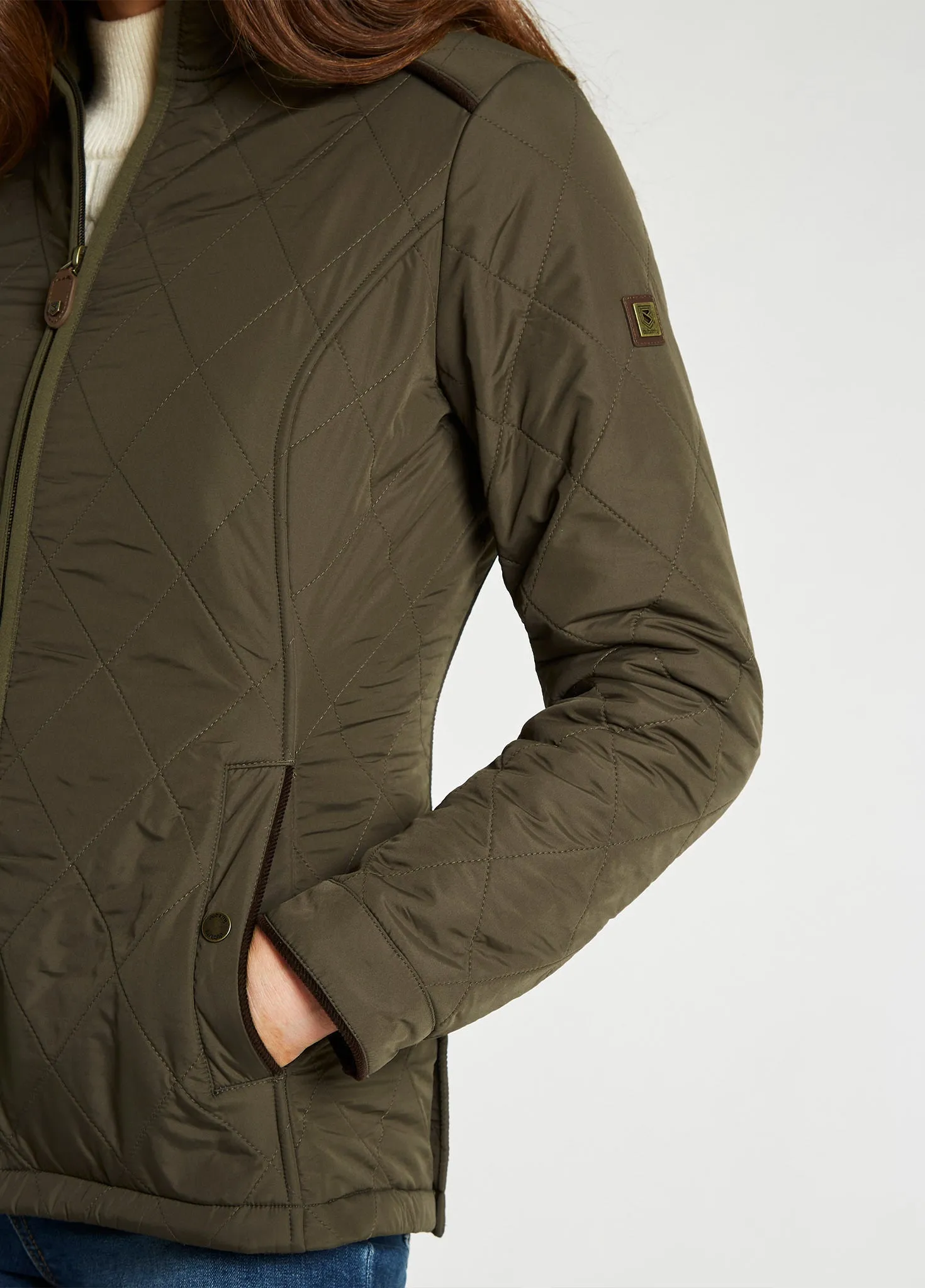 Glenfarne Women’s Quilted Jacket - Olive